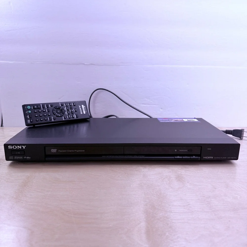 Sony DVP-NS77H 1080p Upscaling HDMI CD DVD Player Black with Remote RMT-D197A
